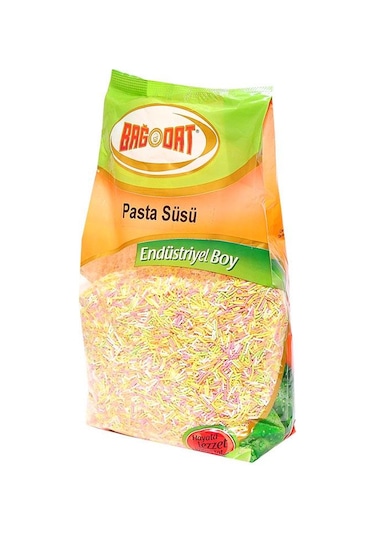 Bağdat Baharat Endüstriyel Boy Pasta Süsü Renkli 1 KG