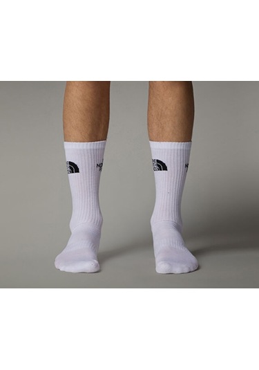 The North Face Multi Sport Cush Crew Sock 3p Çorap 3 Çift Nf0a882hfn41 Beyaz Beyaz