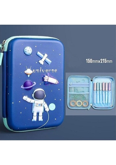 Sevimli Unicorn Desenli Kalem Kutusu Ve Okul Kırtasiye Çantası Renkli Okul Malzemeleri Organizasyonu İçin Pratik Kılıf Pembe