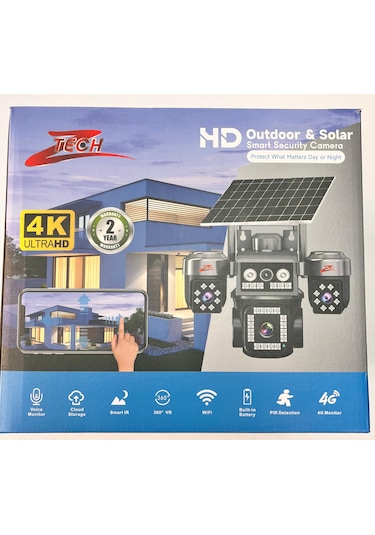 Ventus Z7plus 128gb 8mp 4 Kameralı 4g Çift Solar Panel 16x Zoom Dual Batarya Hieasy Aov Sürekli Kayıt Gece Görüş Çift Yönlü Ses Hieasy Türkçe
