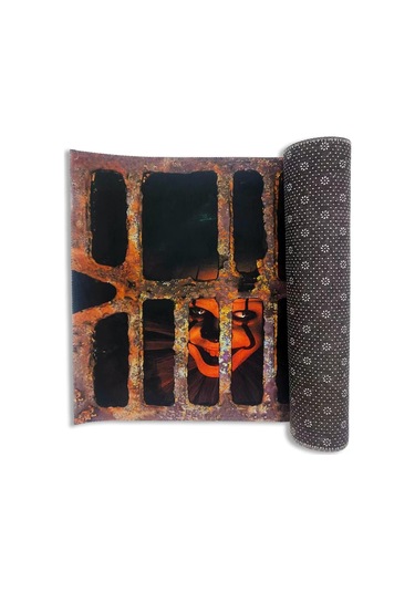 Suofeng 3d Halloween İllüzyon Palyaço Paspası - Suyu Hızlı Emici Ve Evrensel Anti Kayma Özelliği - 60x90 Cm