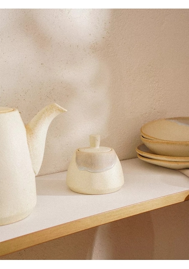 Sl Home Kapaklı Porselen Şekerlik 280 Ml 217270999 Bej