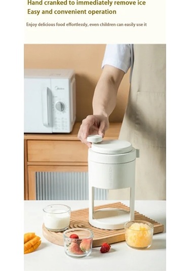 Jialan Manuel Traş Buz Makinesi, Ev Manuel Buz Kırıcı, Beyaz