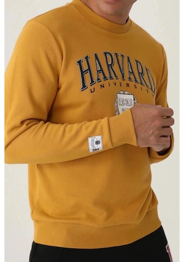 Harvard Erkek Tek Üst - Koyu Hardal Koyu Hardal
