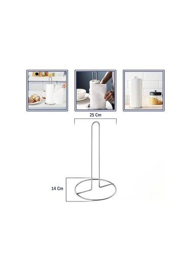 Dik Kağıt Havluluk Krom Renk