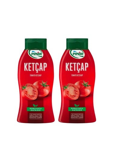 Pınar Ketçap 600 Gr Tatlı X 2 Adet