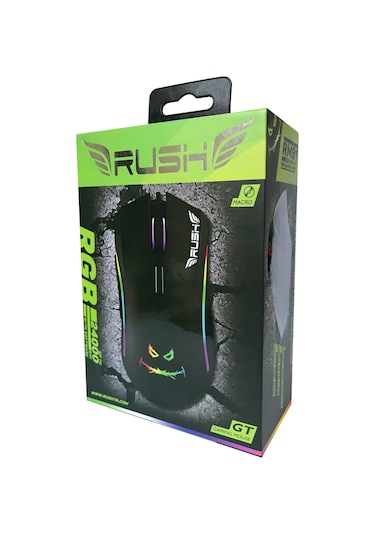Rush GT RM91 24000DPI 7D RGB Makro Oyuncu Gaming Mouse