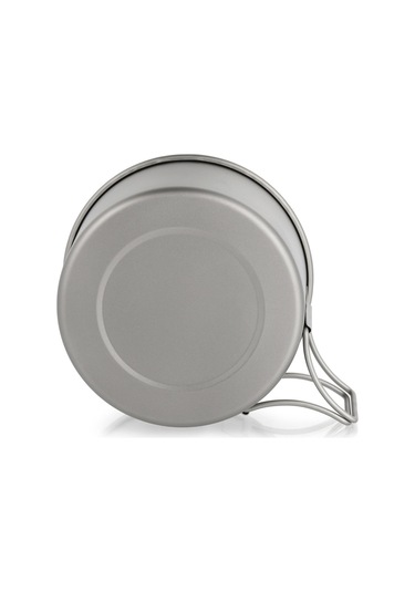 Açık Kamp Yürüyüş İçin Lixada Titanyum Kase Katlanır Kolları Akşam Yemeği Gıda Kabı M - 550ml Çok Renkli