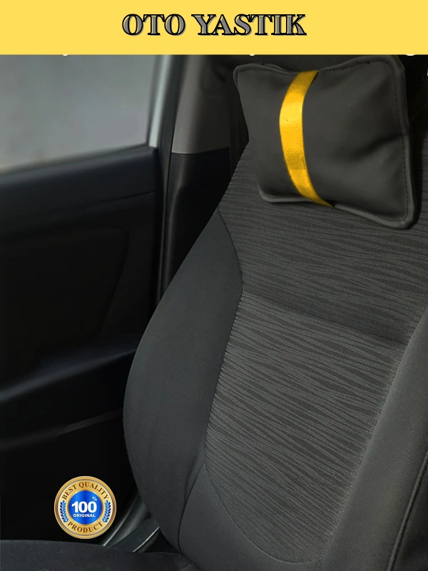 Dodge Viper Gts 1995-2002 Oto Koltuk Sarı Şerit Boyun Yastığı 2 Adet