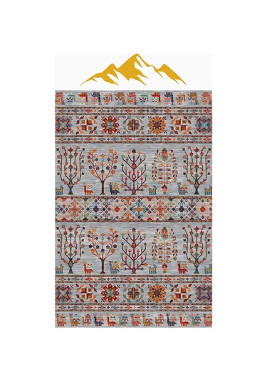 Modern Sisal Serisi Dijital Baskı Sisal Dokuma Halı Slh045 Renkli