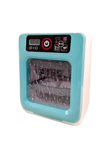 Pilli Işıklı Sesli Aparatlı Eğitici Evcilik Oyuncak Bulaşık Makinesi