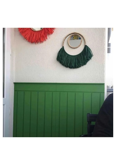 Iskandınav 18x102cm Dekoratif Duvar Paneli Boyanabilir 3adet 3lü