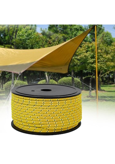 Suntek Kamp Çadırı Halat Gölgelik Barınak Hayatta Sarı Sarı