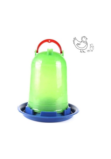 Tavuk Ve Civciv Yemliği 5 Lt Plastik-korumalı -2 Adet