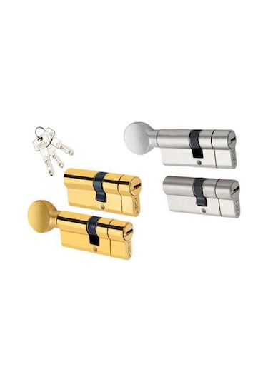YUMA 68 MM BİLYALI TUZAKLI KAPI KİLİT GÖBEĞİ BAREL SETİ 2Lİ