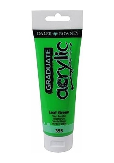 Daler Rowney Graduate Akrilik Boya 355 355 Leaf Green 120 ML