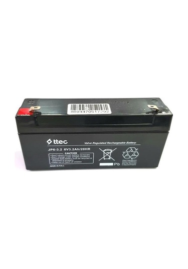 Ttec 6V 3.2A Bakımsız Kuru Akü