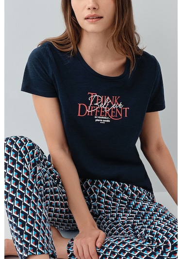 Pierre Cardin Kadın Lacivert Pijama Takım Pc9157-s-v2 Lacivert