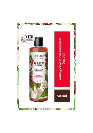 Urban Care Coconut Coffee Yenileyici ve Pürüzsüzleştirici Duş Jeli 500 ML