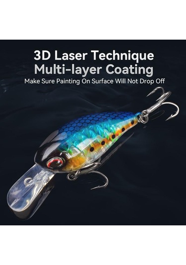 Krallık Şişman Çocuk Balıkçılık Lures Yüzen Crankbaits U/t Türleri Dudak Derin Dalgıç Yem Cazibesi Sert Yemler Profesyonel Aksiyon Wobbler