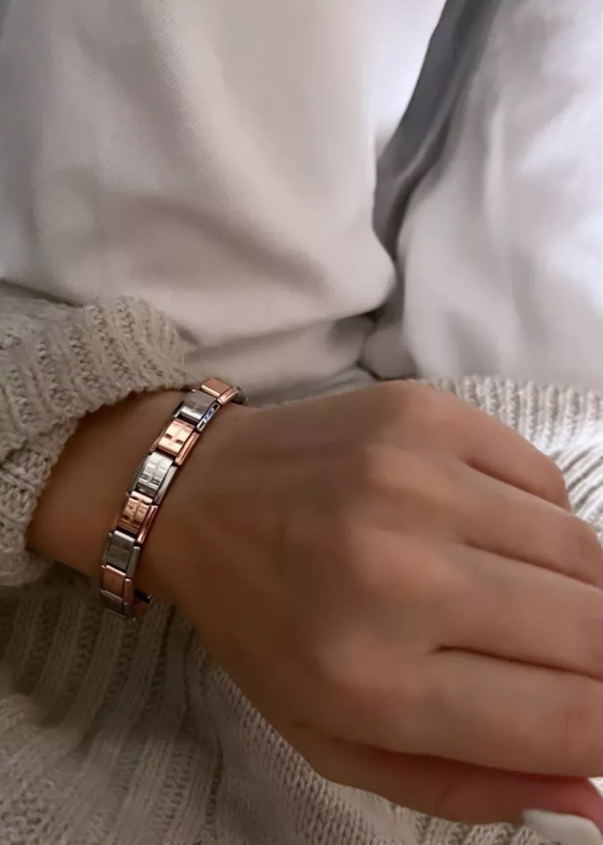 Vally Tıme Nomination Noaminen Noameniye Bilezik Fırıncı Elleri 125350751 Gri