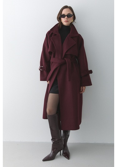 Bordo Vorkuta Kuşaklı Kaban - 407007 Bordo