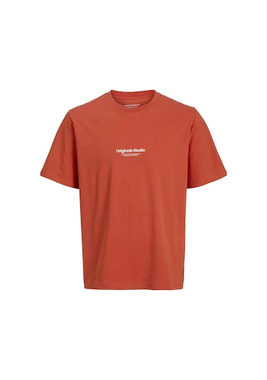 Jorvesterbro Tee Ss Crew Neck Noos Turuncu 1 Beyaz