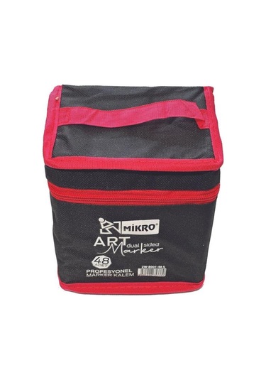 Mikro Zw-8001-48 Art Çift Tarafli Marker Çantalı Zw8001-48s Çok Renkli
