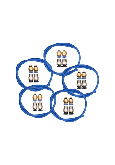 Pazly 3d Yazıcı Pc4-m6 Kiti Ptfe Boru Hortum Borusu 10 Parça Çok Renkli Seçenekli