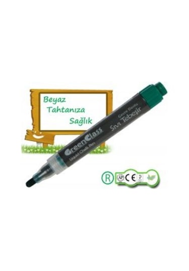 Sıvı Tebeşir Kalemi Yeşil Green Class
