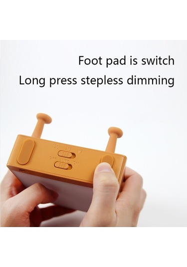 Soulader Şık Tost Ekmeği Tasarımı Gece Lambası Yatak Odası Uyku Aydınlatması Çok Renkli