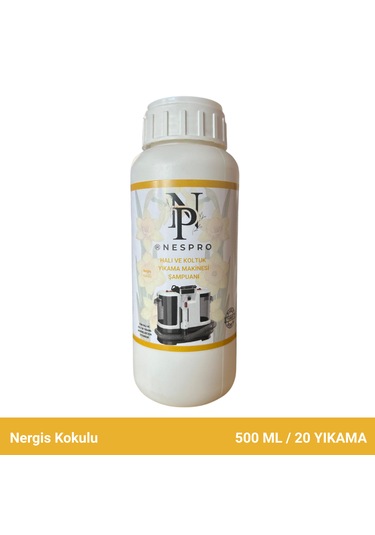 Nespro Halı Ve Koltuk Yıkama Makinesi Şampuanı/deterjanı - Nergis Kokulu Köpüksüz 500 Ml Tekli