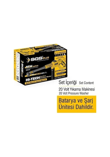 Sgs SGS5410 30 Bar 20 V Akülü Basınçlı Yıkama Makinesi