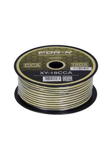For-x Xy-18cca Hoparlör Kablosu Silikon 18ga 100 Metre