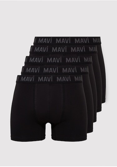 Mavi - 5Li Siyah Basix Boxer Seti 0911238-900
