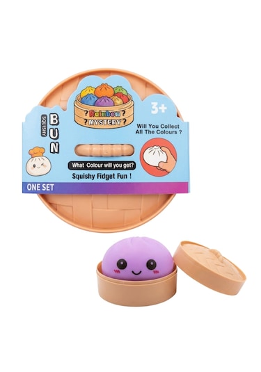 Squishy Bun Rainbow Mystery Fidget Toy