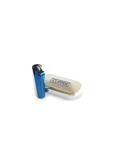 Mobgift İsme Özel Metal Taşlı Gazlı Çakmak Mavi