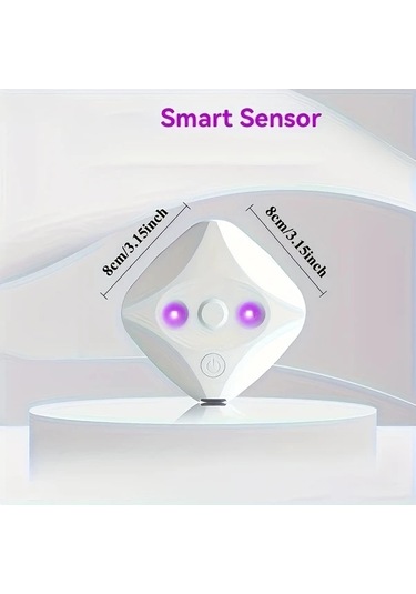 Willowhaven Beyaz Akıllı Klozet Temizleyici 2'li Bant Usb Şarj Led Işık Uv Sistem Ev Ofis Seyahat Beyaz