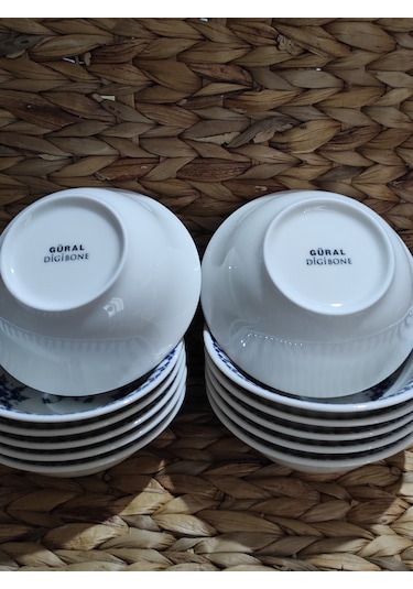 Güral Porselen Ada 14 Cm Küçük 12 Adet Çorba Kase