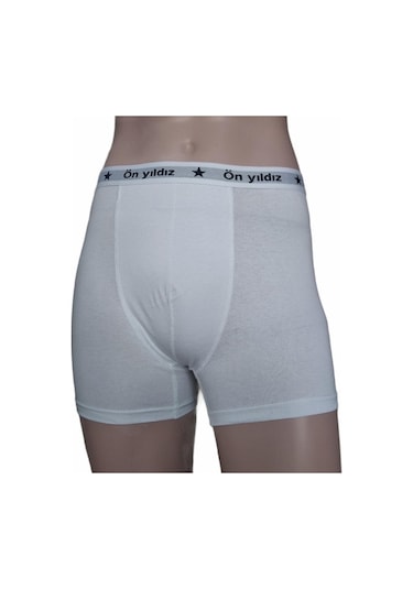 Önyıldız % 100 Pamuk Likralı Erkek Boxer