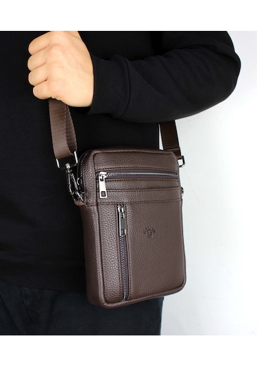 Erkek Askılı Postacı Çanta Omuz Çantası Lacivert