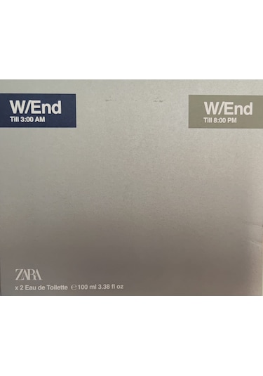 Zara W/end Tıll 8.00 Pm + 4 W/end Tıll 3:00 Am Erkek Parfüm EDT 2 x 100 ML
