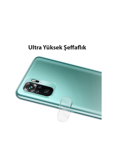 Ally Xiaomi Redmi Note 10 4G Tempered Glass Cam Kamera Koruyucu