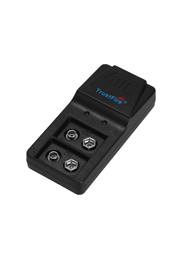 Tenfowee 9v Şarj Edilebilir Pil Şarj Cihazı, 2 Adet Pil İçin, Sabit Akım, Led Göstergesi, Usb Girişli, Ev Ve Seyahat İçin