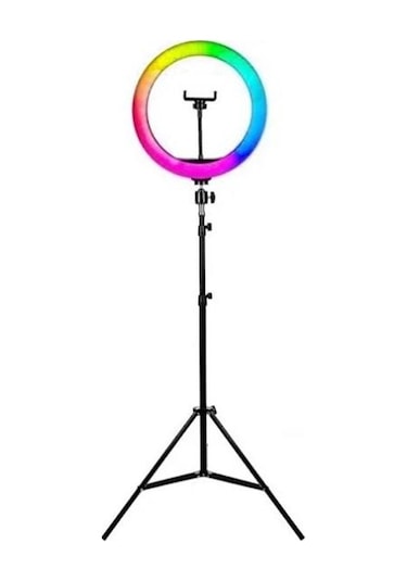10 İnç Profesyonel Rgb Ring Light Seti Halka Işık Ve Tripod
