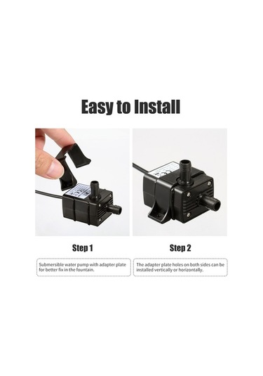 Ulzyvf Usb Taşınabilir, Su Sessiz, Pompası Fıskiyeli Dolaşımı Akvaryum 120l/saat - Dw