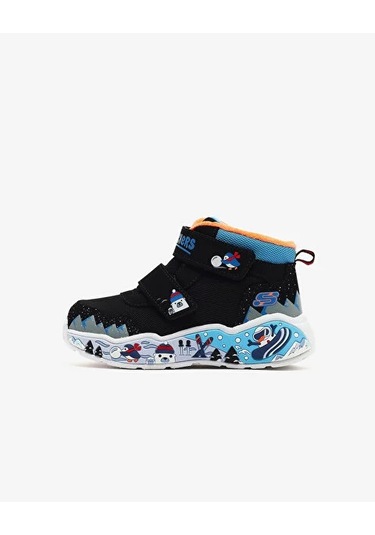 Skechers Play Scene Erkek Çocuk Siyah Bot Siyah