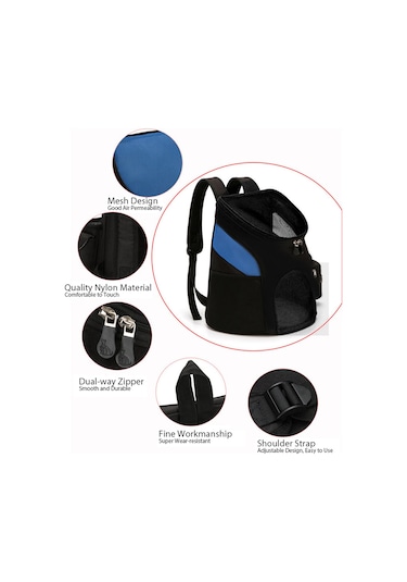 Katlanabilir Nefes Alabilir Çok Fonksiyonlu Pet Taşıyıcı Çanta