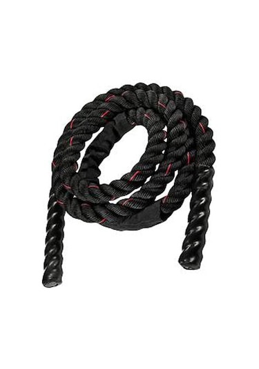 Profesyonel Atlama İpi, Sayılabilir, Ayarlanabilir Uzunluk, 25/2,8 Mm, Güç Antrenmanı, Kaymaz Saplar, Polyester, Siyah
