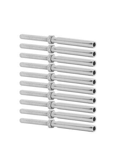 Padalink 10 Adet Paslanmaz Çelik Tel Tutan Vida Seti - M5 3mm, Korozyona Dayanıklı, Yüksek Mukavemetli, Endüstriyel/warehouse Kullanıma Uygun